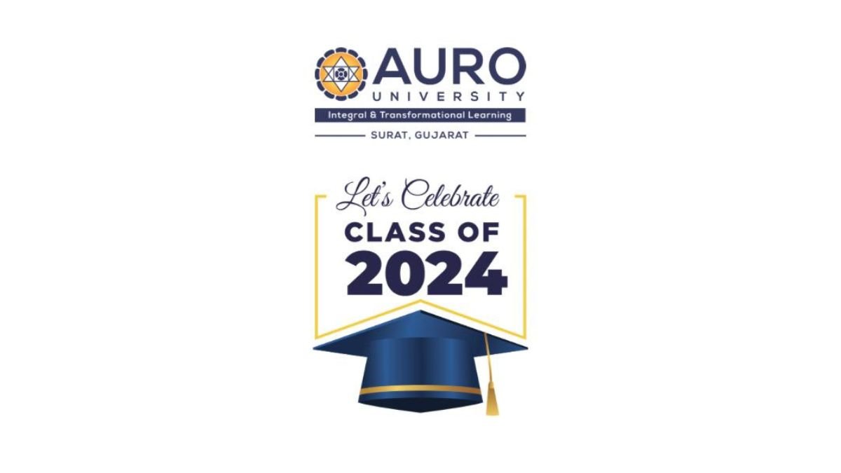 Auro University 12th Convocation to be held on Friday, 06th December, 2024