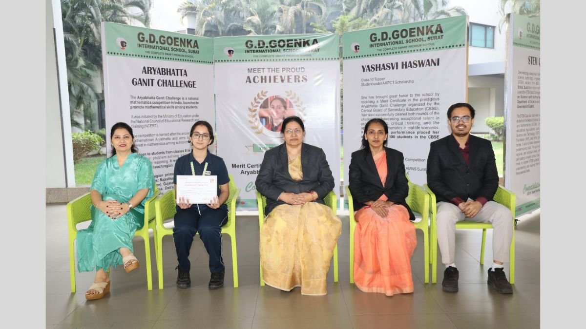 “Stellar Performance by G.D. Goenka International School Student in Aryabhatta Mathematics Challenge”