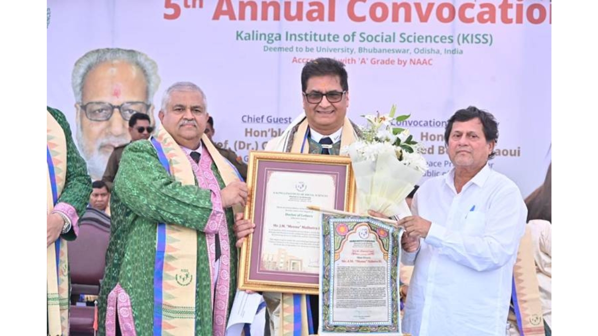 Kalinga Institute of Social Sciences Celebrates J.M. Meenu Malhotra’s Legacy with Honoris Causa Award