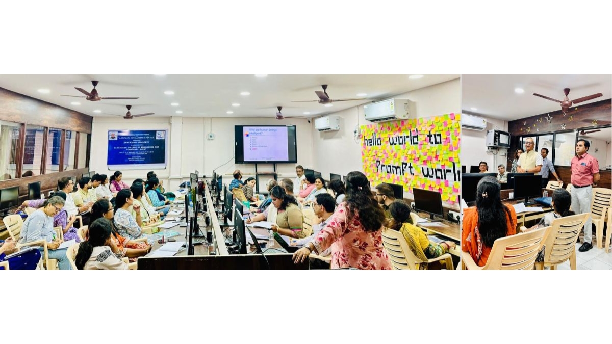 Sarvajanik University Hosts 5-Day AI Training for Teachers