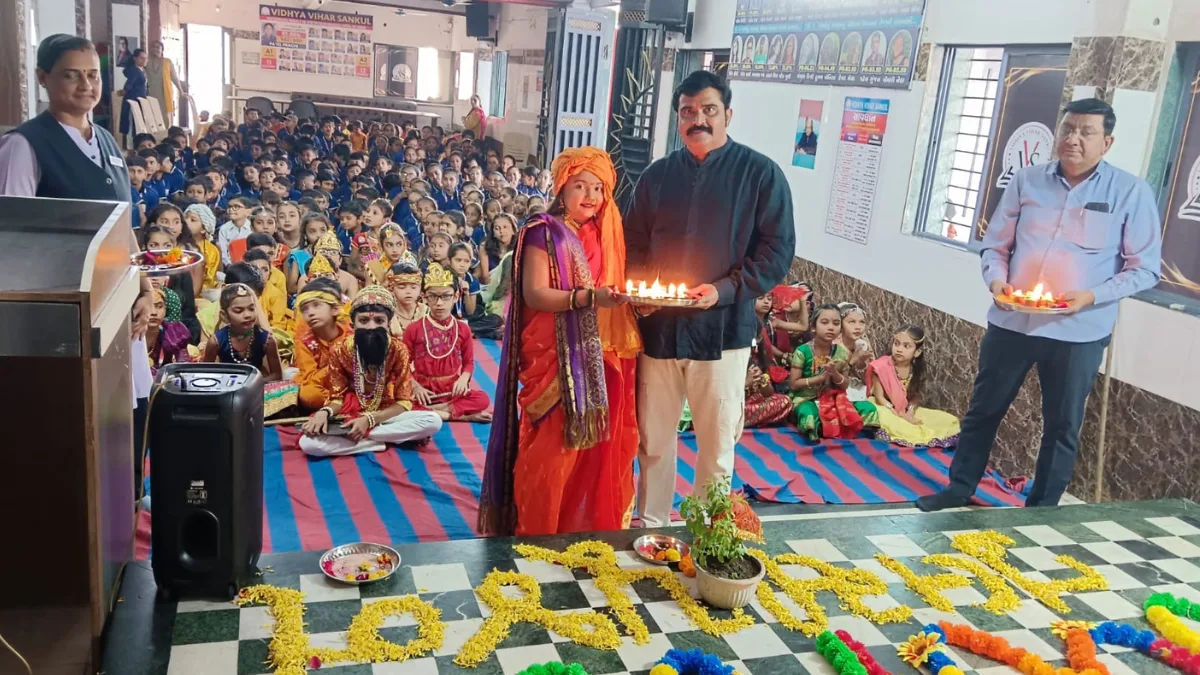 Tulsi Puja celebrated with devotion at Vidya Vihar Complex