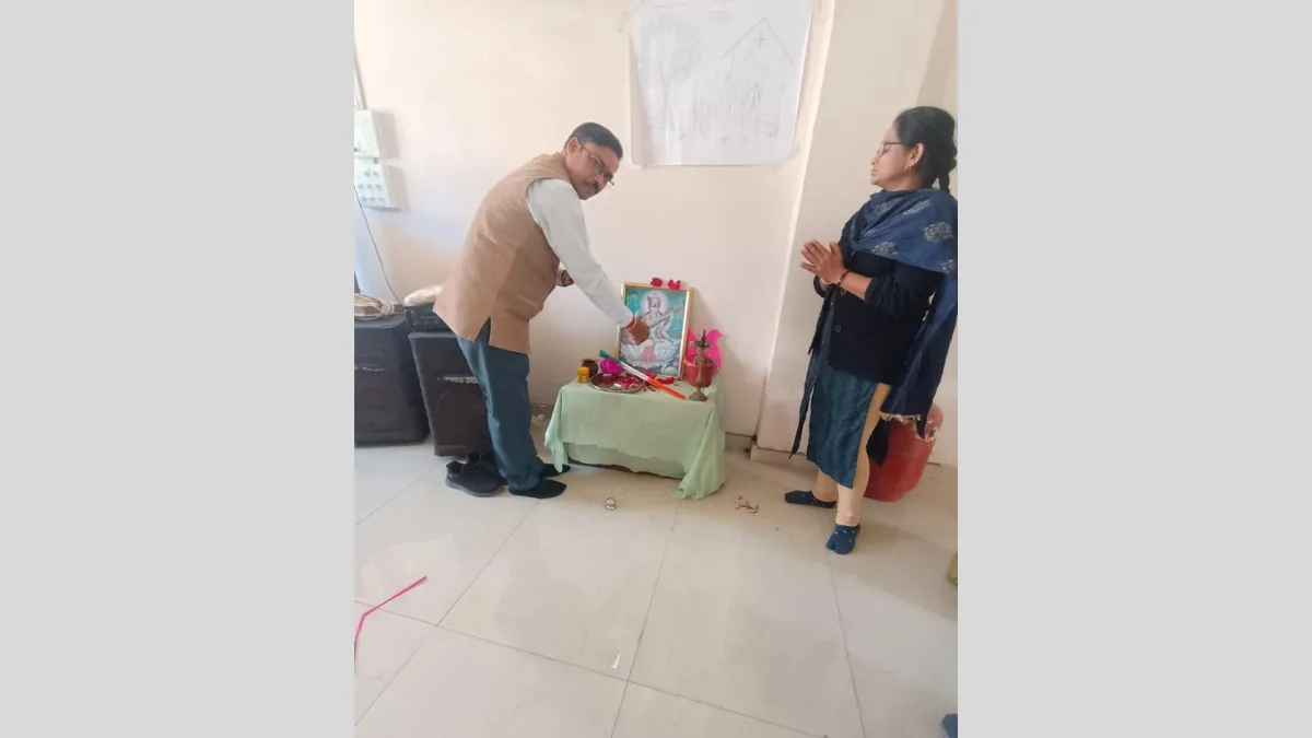 Tulsi Pooja Celebrated with Devotion and Environmental Consciousness at New Model Public English School